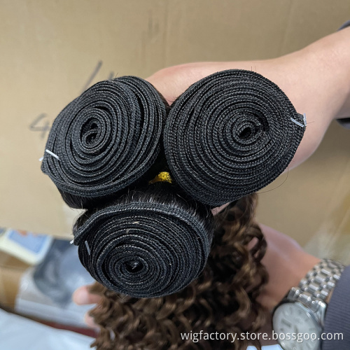 10A Mink Indian Hair Raw,Unprocessed Color Bundles Human Hair,Wholesale Free Sample Cuticle Aligned Brown Human Hair Bundles
